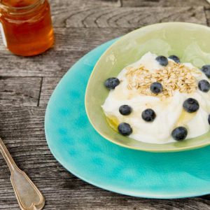 Griekse yoghurt met havermout